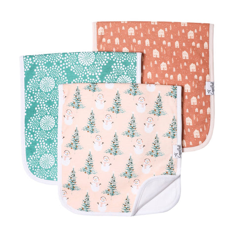 Copper Pearl Burp Cloth- Jane