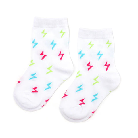 Lightening Bolt Midi Sock