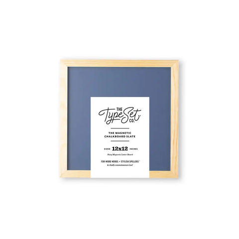 12x12 Navy Blue Magnetic Chalkboard