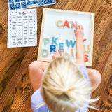 2" 36pc Rainbow Dream Magnetic Letters