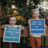 12x12 Navy Blue Magnetic Chalkboard