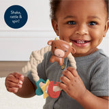 Ritzy Rattle™ Highland Cow  Silicone Teether Rattles
