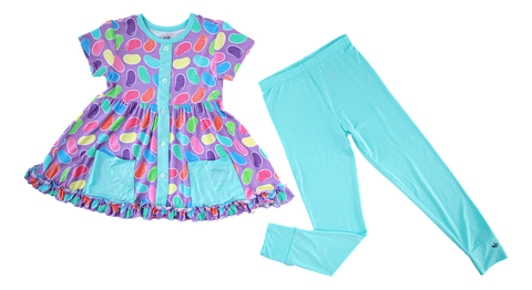 Julie Birdie Peplum Set