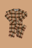 HARVEST TARTAN DREAM ROMPER