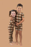 HARVEST TARTAN DREAM ROMPER