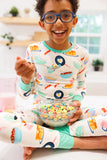 Breakfast Club Two Piece Long Sleeve Pajama Set