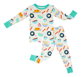 Breakfast Club Two Piece Long Sleeve Pajama Set