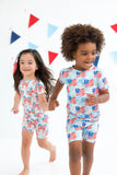 Lincoln Two Piece Shorts Pajama Set