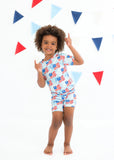 Lincoln Two Piece Shorts Pajama Set