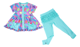 Julie Birdie Peplum Set