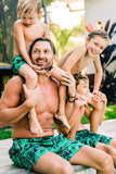 Beau Hudson Kid's Jungle Grid Swim Shorts- FINAL SALE