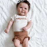 Tenth and Pine Short Sleeve Bodysuit-  Pumpkin- FINAL SALE
