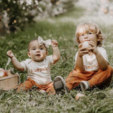 Tenth and Pine Short Sleeve Bodysuit-  Pumpkin- FINAL SALE