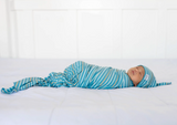 Copper Pearl Knit Swaddle Blanket- Milo
