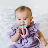 Itzy Ritzy Bitzy Biter Teething Ball- Pink Lemonade