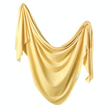 Copper Pearl Knit Swaddle Blanket- Marigold