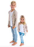 Beau Hudson Signature Cardigan- Latte