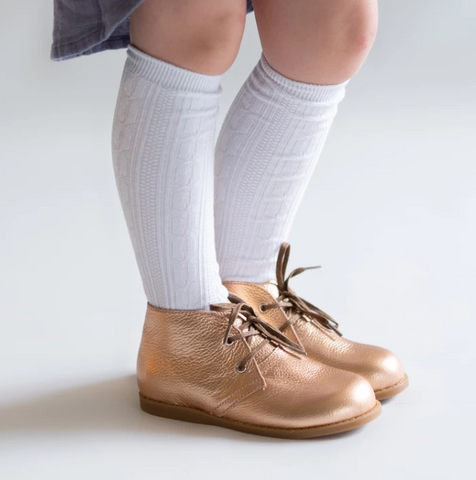 White Knee High Socks