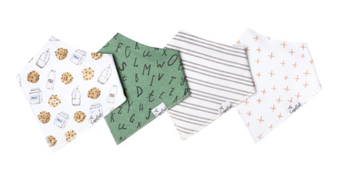 Copper Pearl Single Bandana Bib - Chip