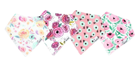 Copper Pearl Single Bandana Bib- Bloom