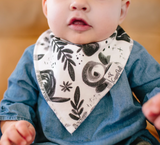 Copper Pearl Single Bandana Bib- Sage