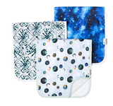 Copper Pearl Single Burp Cloth- Galaxy