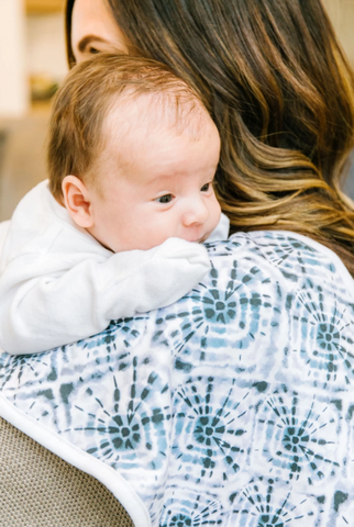 Copper Pearl Single Burp Cloth- Galaxy