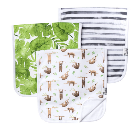 Copper Pearl Single Burp Cloth- Noah