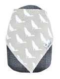 Copper Pearl Single Bandana Bib- Phoenix