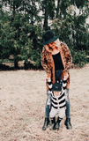 Beau Hudson Black and White Knit Stripe Cardigan- Kids- FINAL SALE