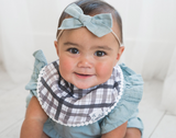 Copper Pearl Single Fashion Trimmed Bib- Hazel