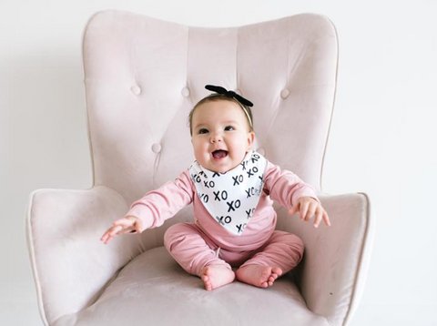 Copper Pearl Single Bandana Bib- Holiday