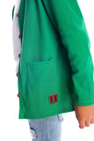 Beau Hudson Signature Cardigan- Grass Green