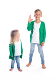 Beau Hudson Signature Cardigan- Grass Green