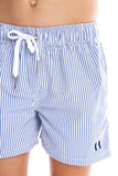 Beau Hudson Kid's Coastal Pinstripe Swim Shorts- FINAL SALE