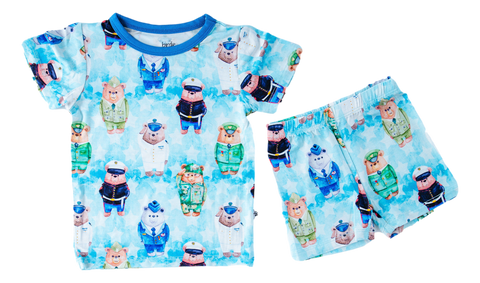 Baker Two Piece Shorts Pajama Set- FINAL SALE